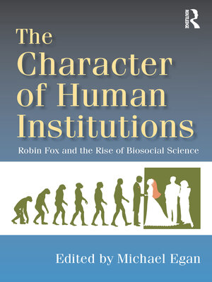 cover image of The Character of Human Institutions